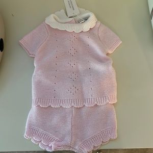 Janie and Jack knit sweater set